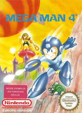 Mega Man 4 (USA) (Virtual Console) box cover front